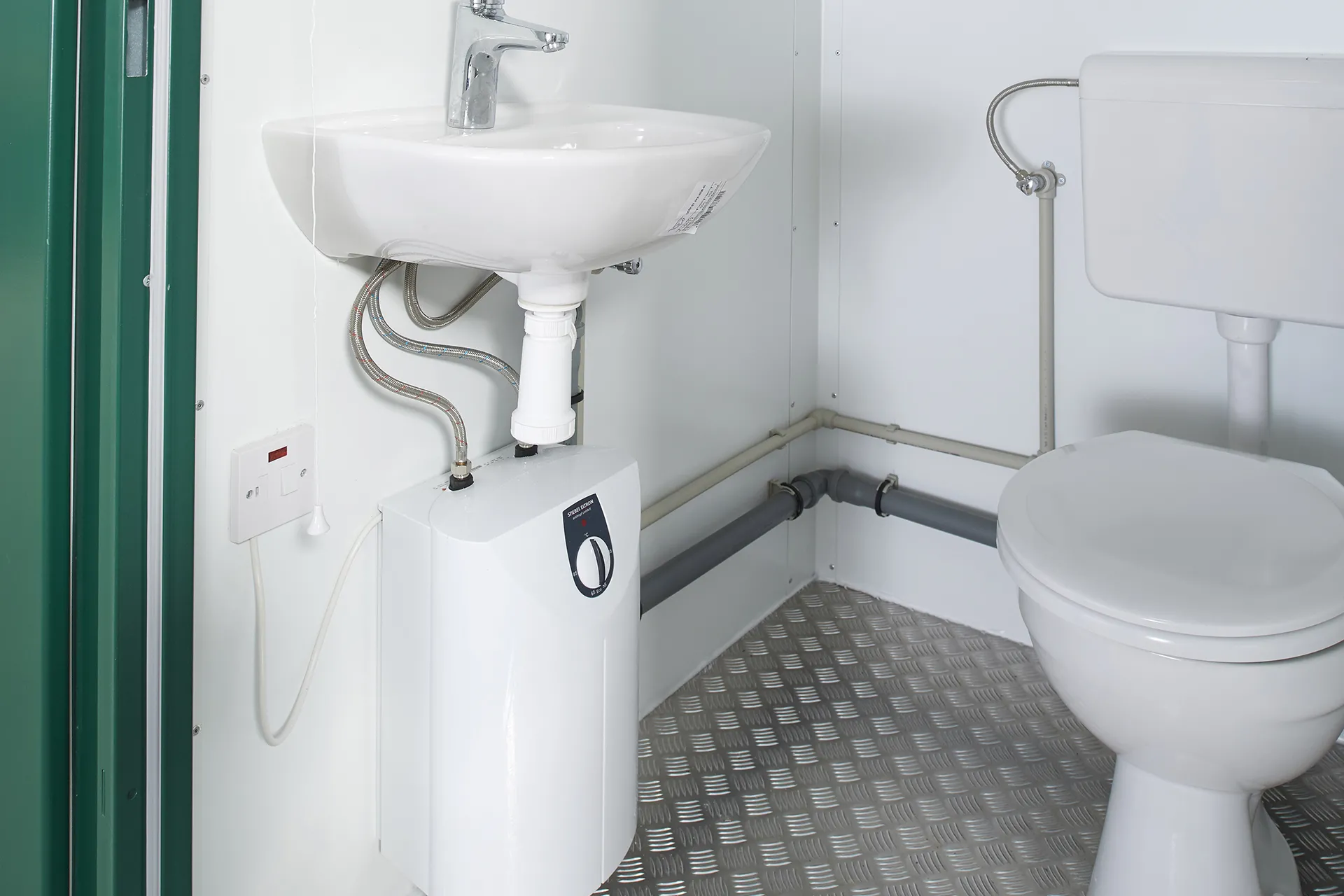 1+1 Double Mains Toilet 8Ft x 5Ft (Green) view 5
