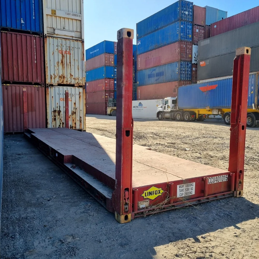 40Ft Used Collapsible Flat Rack Containers view 4