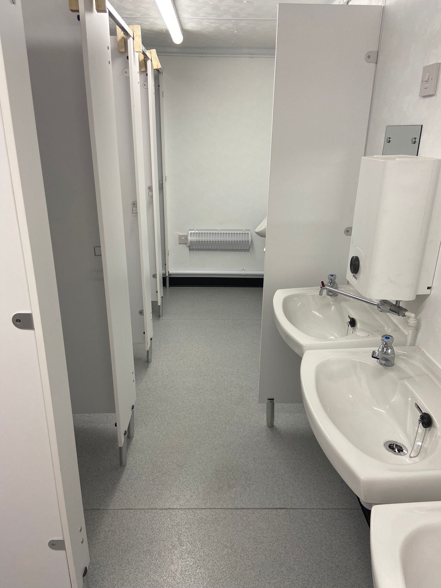 5+1 Steel Toilet Cabin 24Ft x 9Ft view 2
