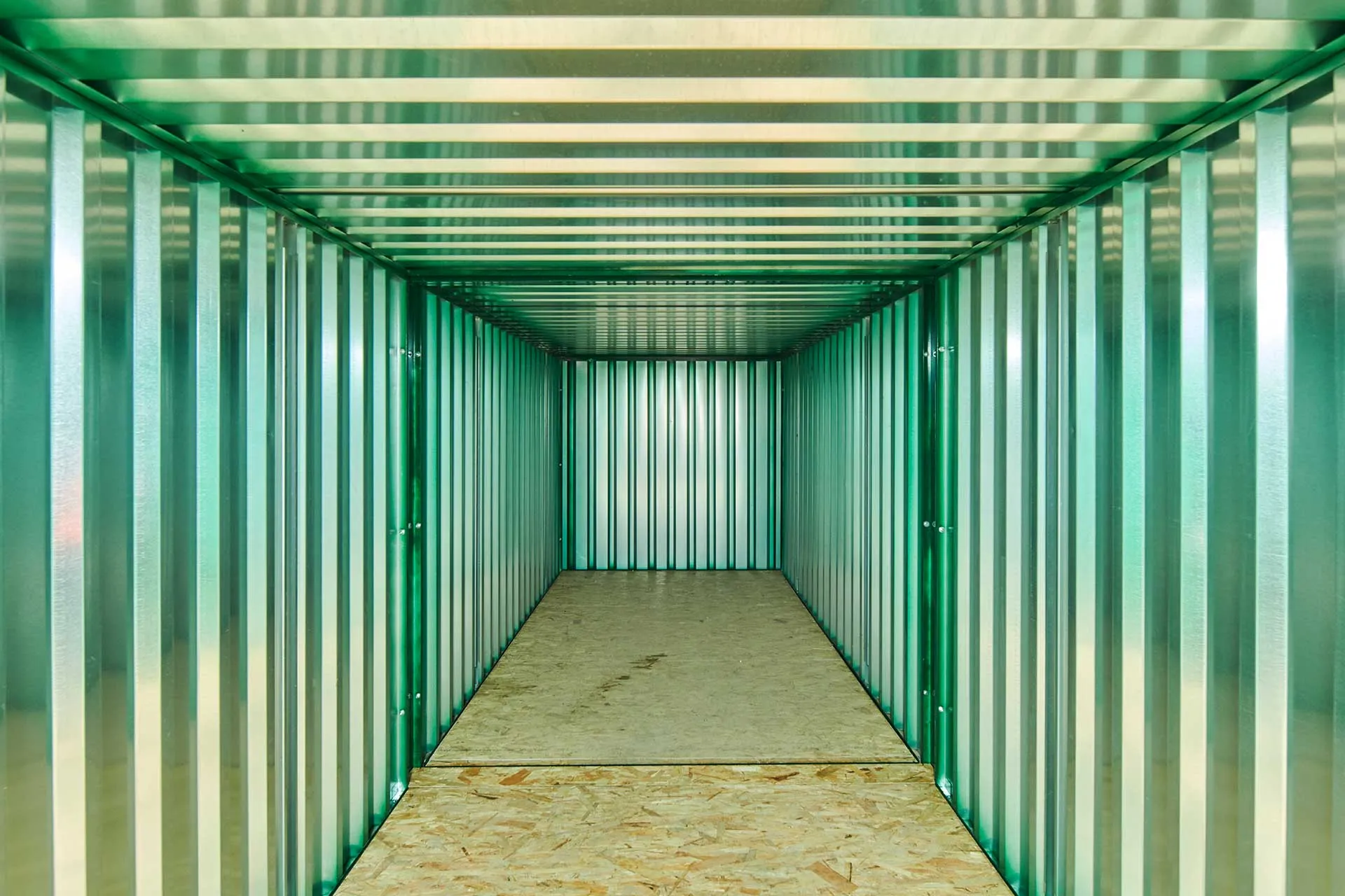 6M X 2.1M End Linked Flat Packed Container Bundle (Powder Coated) view 3