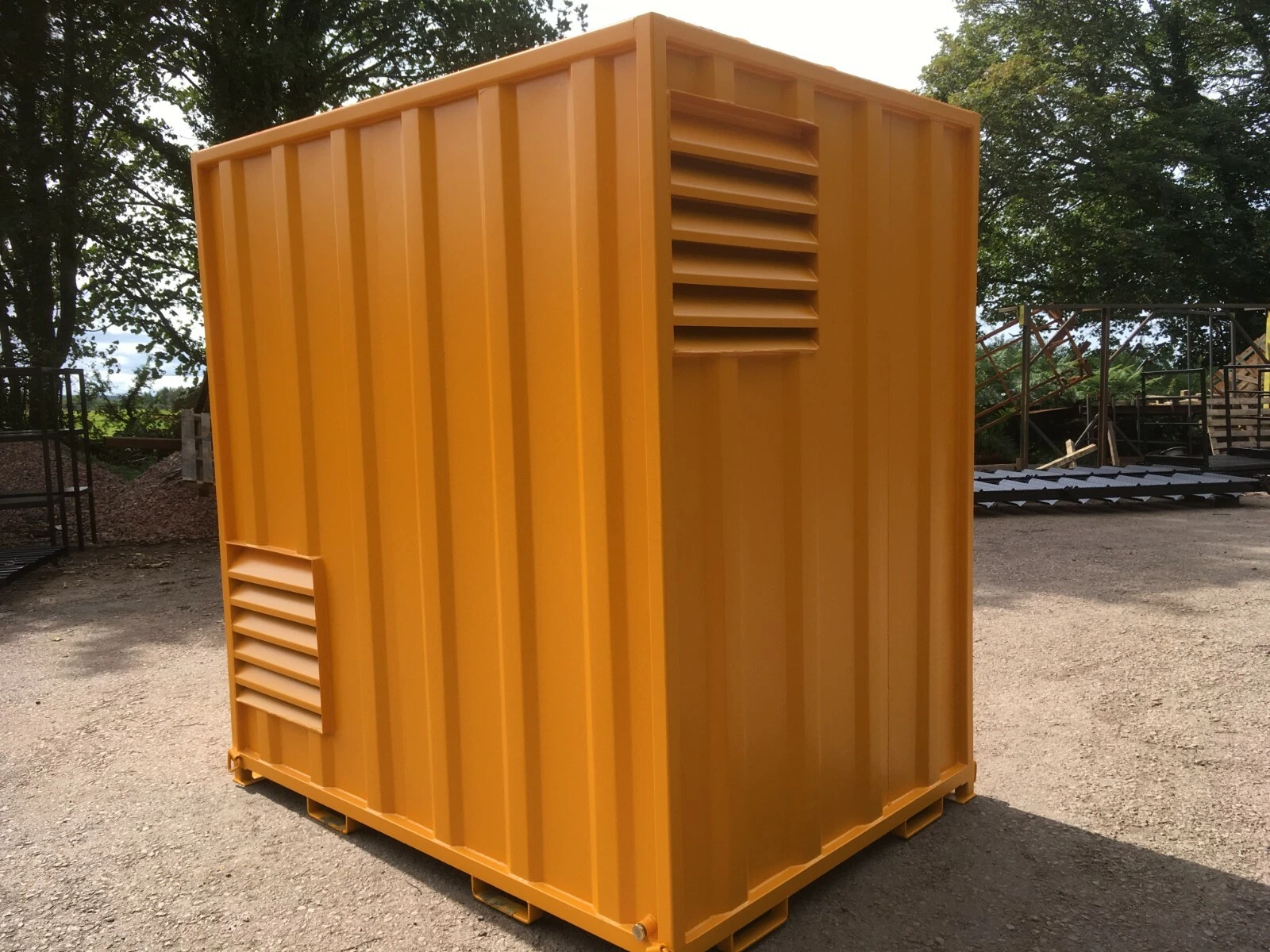 7ft x 5ft (2.2m x 1.6m) Secure Walk In Steel Chem store/Hazardous Material Store